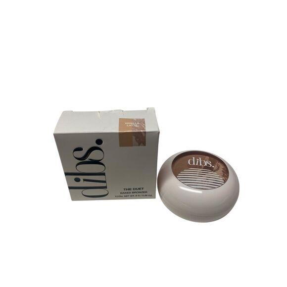 DIBS Beauty The Duet: Baked Bronzer Duo in Vanilla Latte  NIB - Picture 1 of 1